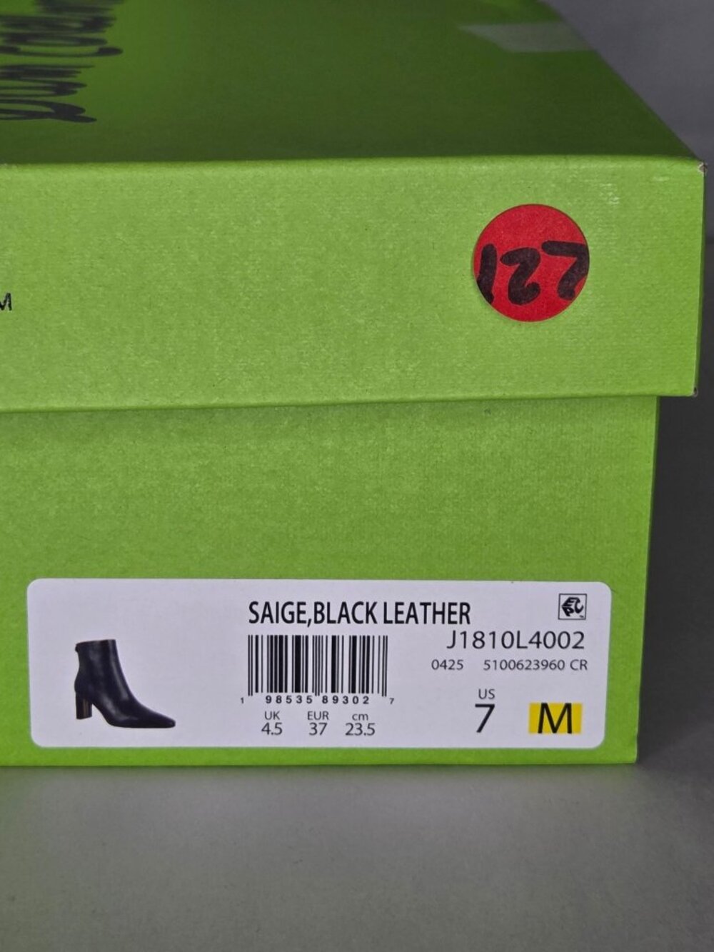 Sam Edelman Saige Zipper Leather Booties Black 7 - Picture 6 of 6